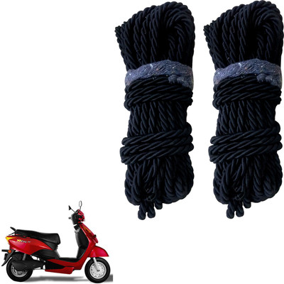 DvineAutoFashionZ Bike Crash Guard Black Rope 11 Meter Long Set Of 2 ForYo Spark_RBLK170(Universal For Bike)