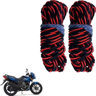 DvineAutoFashionZ Bike Crash Guard Red Rope 11 Meter Long Set Of 2 AM156(TVS)