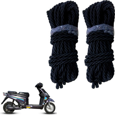 DvineAutoFashionZ Bike Crash Guard Black Rope Set Of 2 ForElectric e5_RBLK305(Hero)