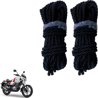 DvineAutoFashionZ Bike Crash Guard Black Rope 11 Meter Long Set Of 2 ForV 150_RBLK100(Bajaj)