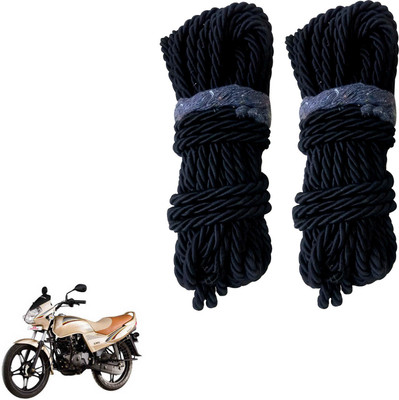 DvineAutoFashionZ Bike Crash Guard Black Rope Set Of 2 ForFreedom_RBLK184(Universal For Bike)