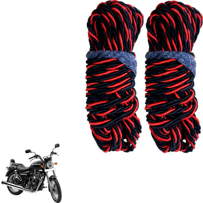 DvineAutoFashionZ Bike Crash Guard Red Rope Set Of 2 ForThunderbird 500_RR134(Royal Enfield)