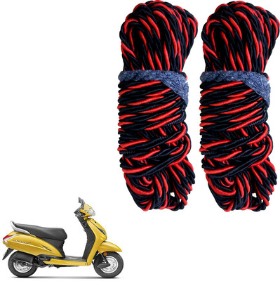 DvineAutoFashionZ Bike Crash Guard Red Rope 11 Meter Long Set Of 2 ForActiva 5G_RR229(Honda)