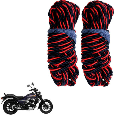 DvineAutoFashionZ Bike Crash Guard Red Rope 11 Meter Long Set Of 2 AM02(Bajaj)