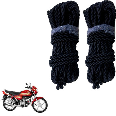 DvineAutoFashionZ Bike Crash Guard Black Rope 11 Meter Long Set Of 2 ForHF Deluxe_RBLK113(Hero)