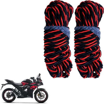 DvineAutoFashionZ Bike Crash Guard Red Rope 11 Meter Long Set Of 2 ForGixxer SF 2018_RR216(Suzuki)