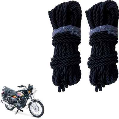 DvineAutoFashionZ Bike Crash Guard Black Rope 11 Meter Long Set Of 2 ForMax 4R_RBLK235(TVS)