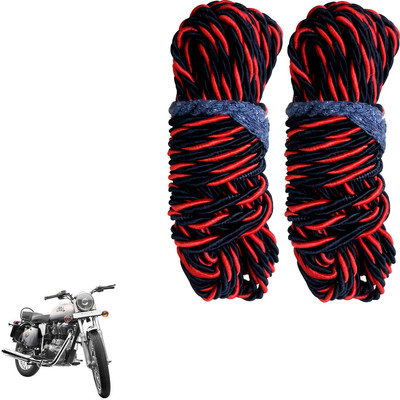 DvineAutoFashionZ Bike Crash Guard Red Rope 11 Meter Long Set Of 2 ForBullet 350_RR127(Royal Enfield)