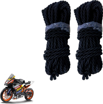 DvineAutoFashionZ Bike Crash Guard Black Rope Set Of 2 ForRC 390_RBLK183(KTM)