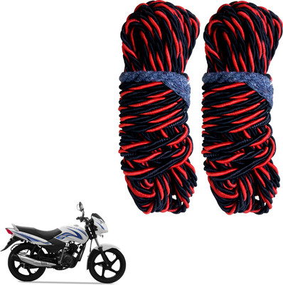 DvineAutoFashionZ Bike Crash Guard Red Rope 11 Meter Long Set Of 2 AM172(TVS)