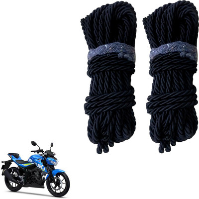 DvineAutoFashionZ Bike Crash Guard Black Rope 11 Meter Long Set Of 2 ForGSX_RBLK214(Suzuki)