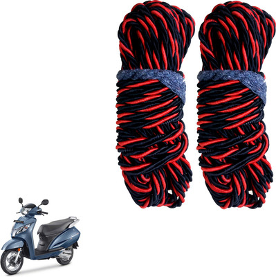 DvineAutoFashionZ Bike Crash Guard Red Rope 11 Meter Long Set Of 2 ForActiva 125_RR64(Honda)