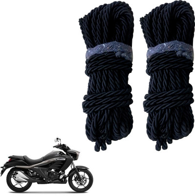 DvineAutoFashionZ Bike Crash Guard Black Rope 11 Meter Long Set Of 2 ForIntruder 150_RBLK290(Suzuki)