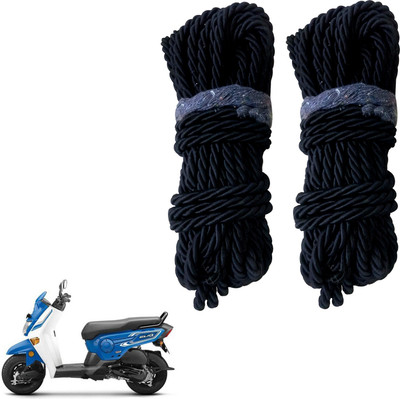 DvineAutoFashionZ Bike Crash Guard Black Rope 11 Meter Long Set Of 2 ForCliq_RBLK278(Honda)