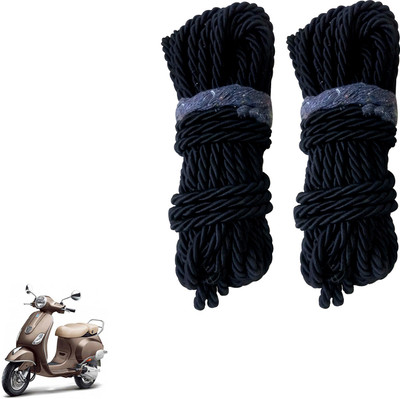 DvineAutoFashionZ Bike Crash Guard Black Rope Set Of 2 ForVespa VXL_RBLK199(Piaggio)
