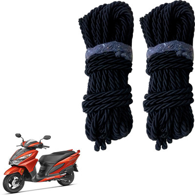 DvineAutoFashionZ Bike Crash Guard Black Rope Set Of 2 ForGrazia_RBLK283(Honda)