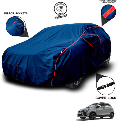 ANTHUB Car Cover For Maruti Suzuki Celerio X (With Mirror Pockets)(Blue)