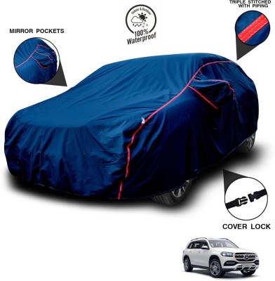 ANTHUB Car Cover For Mercedes Benz GLS Facelift (With Mirror Pockets)(Blue)