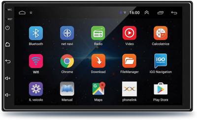 GoMechanic 9" Inch OLYMPUS 2GB RAM 16GB ROM Android Car Dashboard Entertainment Set Supports Wi-fi, Bluetooth, Hi-Fi Audio with Super Bass, 1.3 GHz Processor, GPS, Screen Mirror/Cast, Equalizer Car Stereo