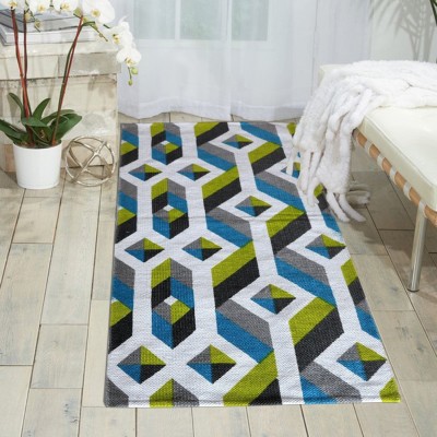 The Home Talk Multicolor Cotton Runner(2 ft,  X 5 ft, Rectangle)