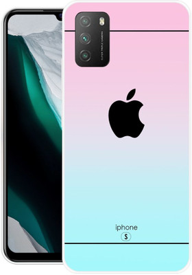 Ashini Back Cover for Poco M3(Multicolor, Dual Protection, Silicon)