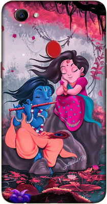 iprinto Back Cover for Oppo F5, Oppo F5 Youth Radha Krishna Lord Krishna Kanha Back Cover(Red, Hard Case, Pack of: 1)