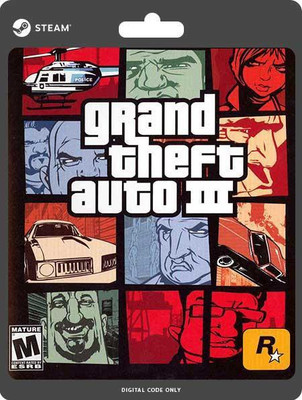 GTA 3 ( GTA Video Game)(Code in the Box - for PC)