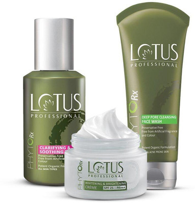 LOTUS Phytorx Cleanse Care Daily Skin Brightening(3 Items in the set)