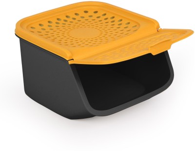 TUPPERWARE Plastic Grocery Container  - 2.3 L(Black, Orange)