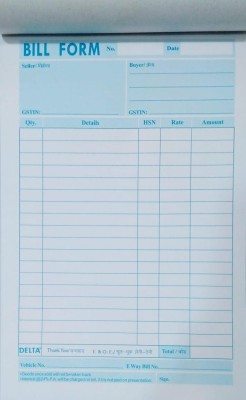 DELTA NA A5 Cash Memo RULED 200 Pages(White, Blue)