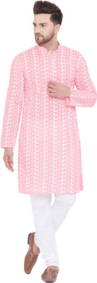 VASTRAMAY Men Kurta Churidar Set