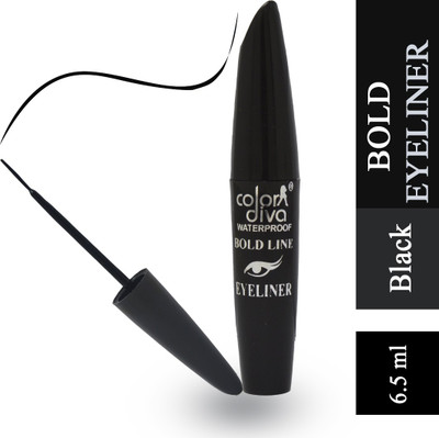 Color Diva Eye Liner, Water Resistant, Long-Lasting, Shade-103 6.5 ml(Black)