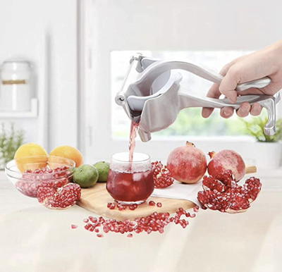 Bloom Aluminium Hand Juicer fruit squeezer juice(Steel Pack of 1)