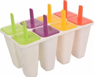 Cltllzen Manual Plastic Ice Cream Maker kulfi molds Multicolor (Pack 1 Multicolor Plastic Ice Cube Tray(Pack of1)