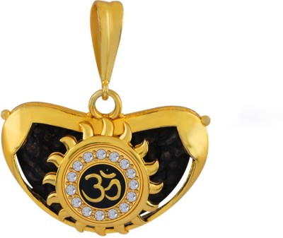 SILVER SHINE SILVER SHINE Gold Plated Classic designer Pendant Locket Mahakal Pendant Jewellers For Man And Boy Alloy