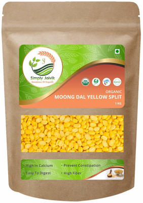 Simply Jaivik Organic Moong Dal (Split)(1000 g)