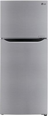 LG 260 L Frost Free Double Door Top Mount 3 Star Convertible Refrigerator (Shiny Steel, GL-T292SPZX)