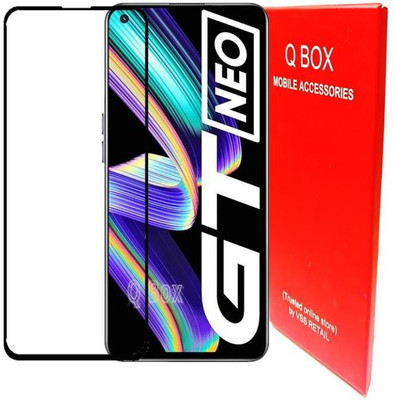 Q Box Edge To Edge Tempered Glass for Realme GT NEO(Pack of 1)