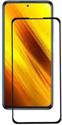 Q Box Edge To Edge Tempered Glass for Poco x3 pro(Pack of 1)