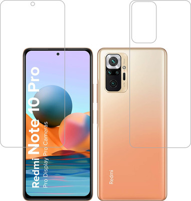 Ten To 11 Front and Back Screen Guard for Redmi Note 10 Pro(Pack of 2)
