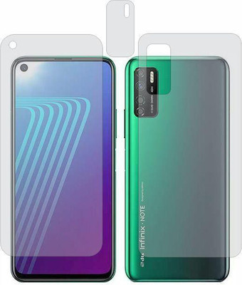 Clickbit Front and Back Tempered Glass for INIFINIX NOTE 7 LITE(Pack of 3)