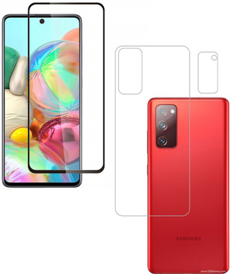 Vatsin Front and Back Tempered Glass for Samsung Galaxy S20 FE 5G(Pack of 3)