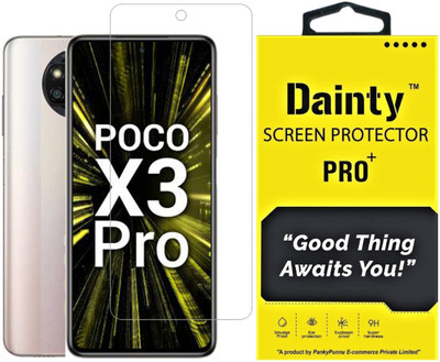 Dainty TECH Tempered Glass Guard for Poco X3 Pro(Pack of 1)