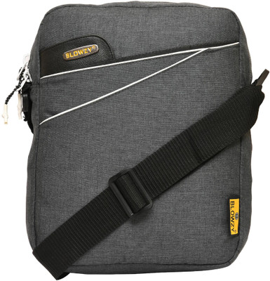 Blowzy Bags Grey, White, Black Sling Bag Polyester 5 Ltr Unisex Sling Bag