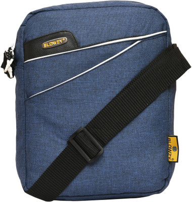 Blowzy Bags Blue, White, Black Sling Bag Polyester 5 Ltr Unisex Sling Bag