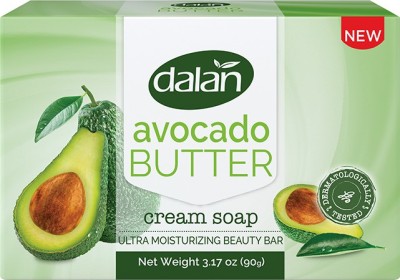 Dalan Cream Soap - AVOCADO Butter (90 grams X 3) Ultra Moisturizing Bathing Bar(270 g)