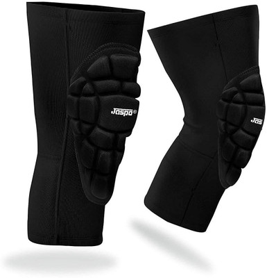 Jaspo Professional Knee/Elbow Pads Support for Men Women with PU Pads Elbow Support