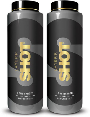 LAYER'R Shot Lone Ranger Perfumed Talc Powder(2 x 50 g)