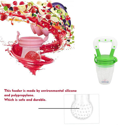 MAITRI ENTERPRISE Silicone Food/Fruit Nibbler, Soft Pacifier/Feeder, Teether for Infant Baby036 Teether(Multicolor)
