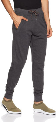 VAN HEUSEN Solid Men Grey Track Pants